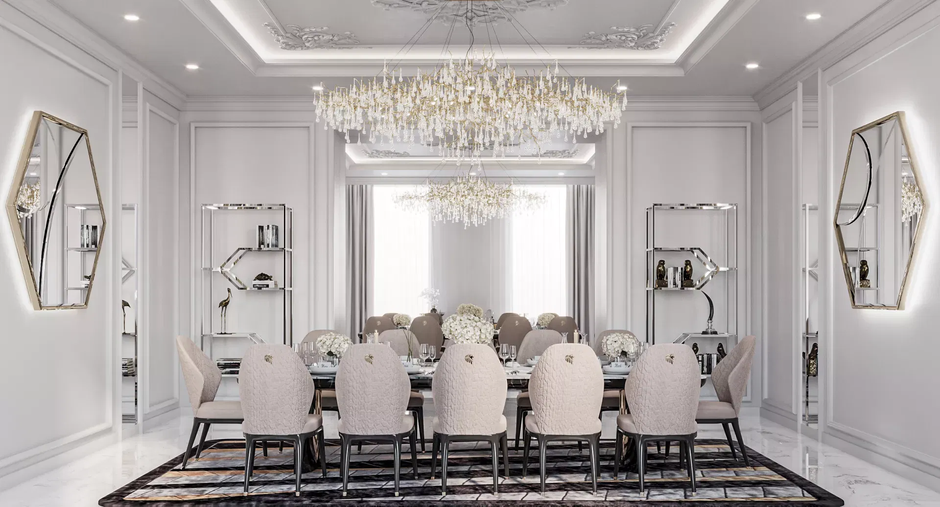 FINEST DINING ROOM INTERIOR DESIGN IN UAE