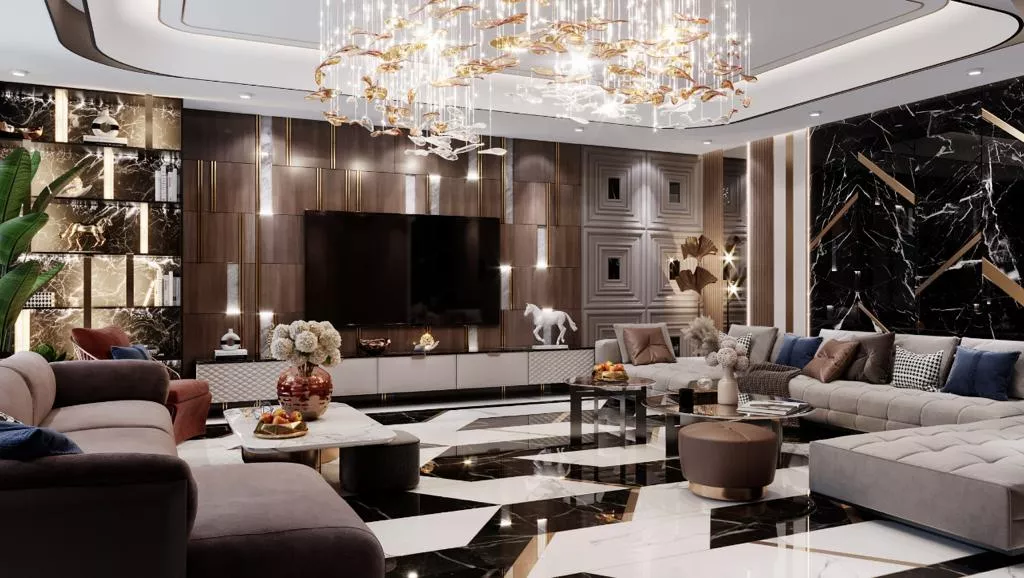 AESTHETIC LIVING ROOM BY THE BEST OF UAE INTERIOR DESIGNERS