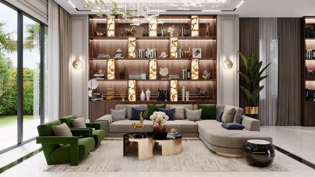 LUXURY DESIGN INTERIOR FOR LIVING ROOM