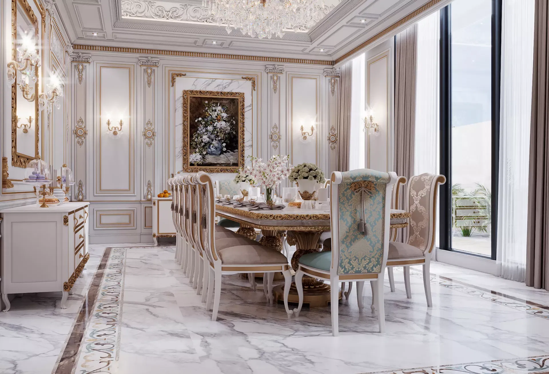 Luxury Dining room design Nairobi