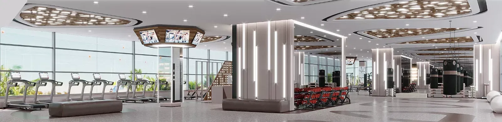 Gym Club Interior Design and Fit-out