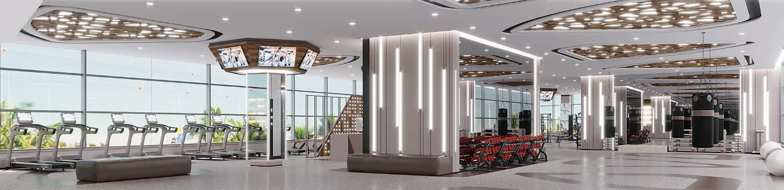 Gym Club Interior Design and Fit-out