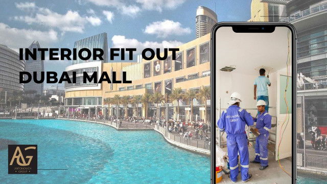 Отделка интерьера торгового центра в Дубае — проект Dubai Mall