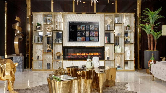 БЕЗШОВНОЕ РАЗВЛЕЧЕНИЕ: ИНДИВИДУАЛЬНЫЙ ДЕКОР ТВ-ЮНИТА, ПОДНИМАЮЩИЙ ПРОСТРАНСТВА