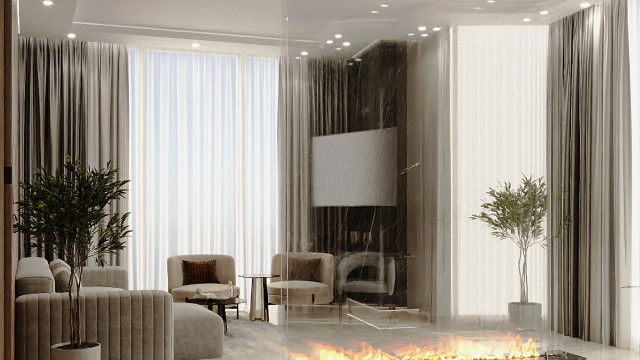 Эстетичный дизайн гостиной и отделка под ключ