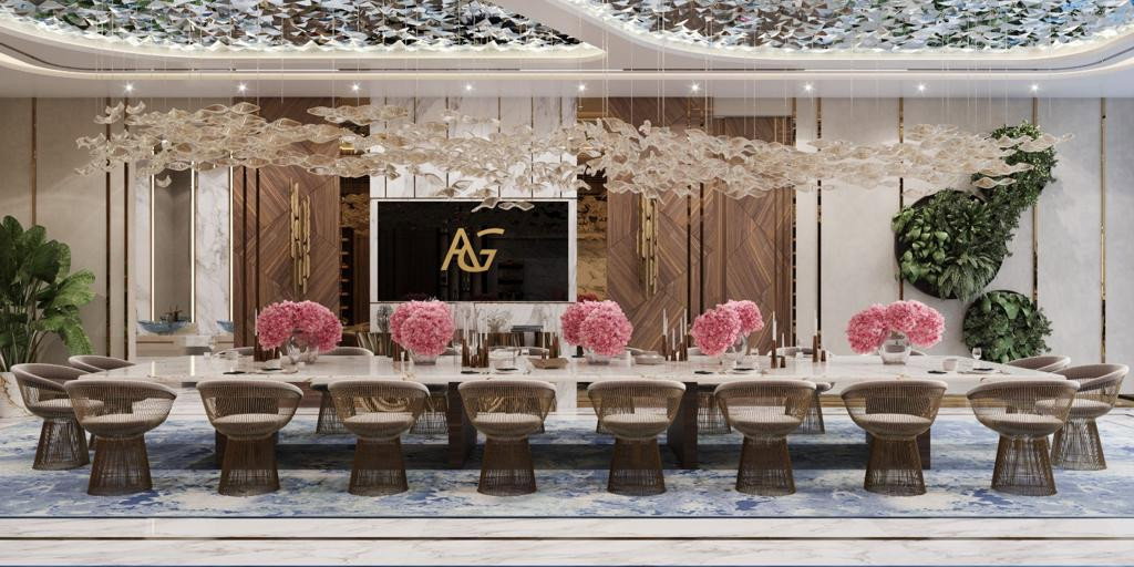 Interior and Fit-out Solution for Luxury Dining Room
