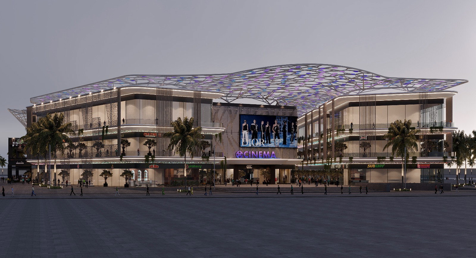 Shopping Mall Architecture Concept