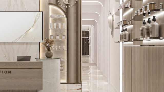 Современный дизайн интерьера эстетической клиники — передовая реализация Антонович Дизайн (Antonovich Group)