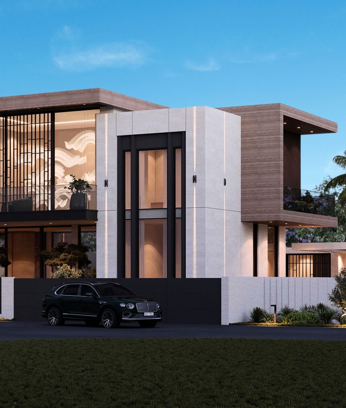 Воплощение архитектурной элегантности через комплексную отделку виллы