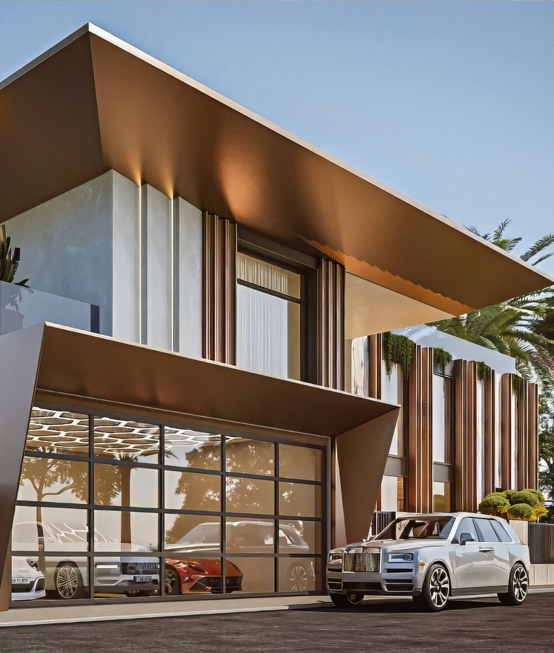 Современная вилла в Мейдан — экстерьер