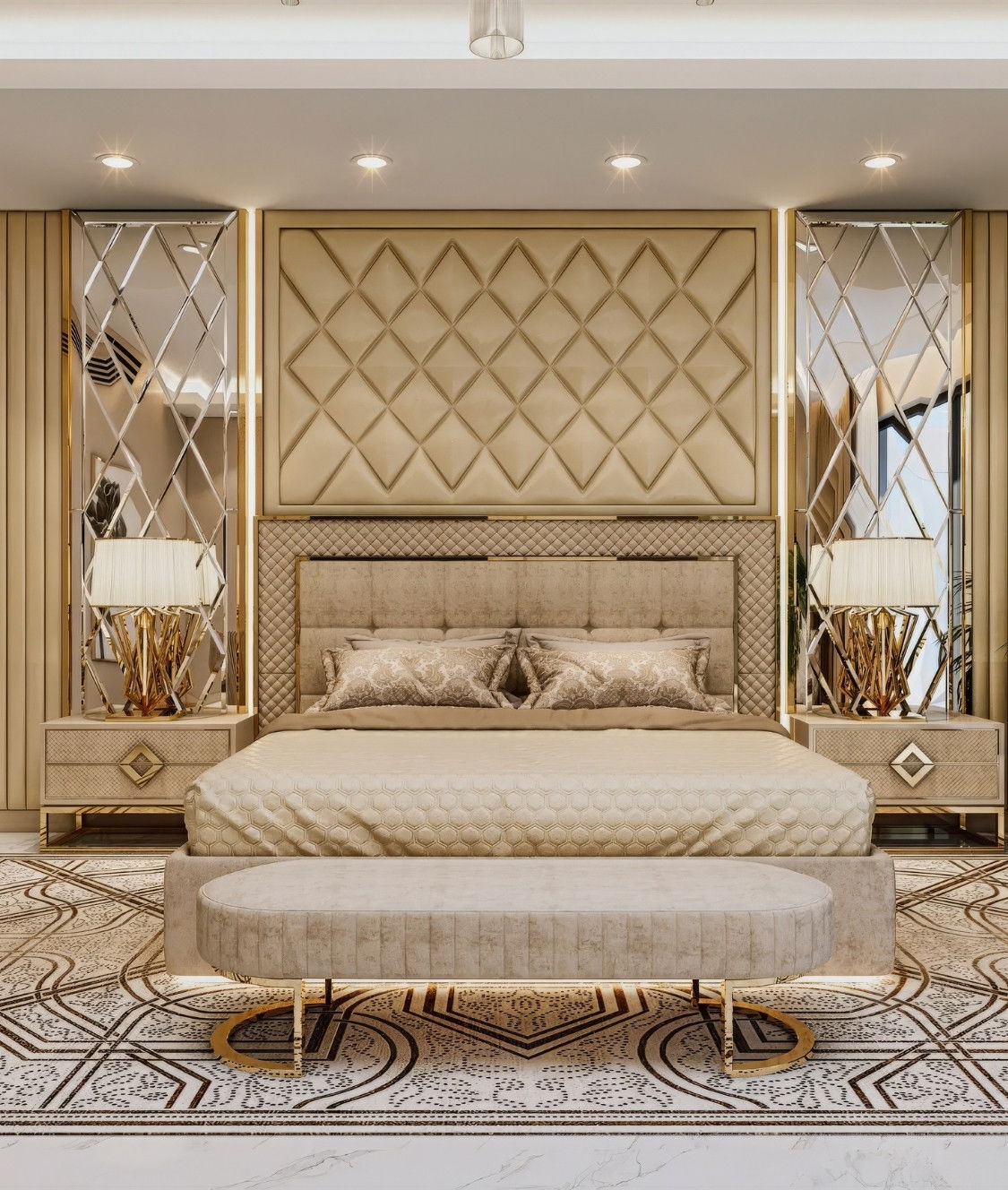 Bespoke and refined bedroom design