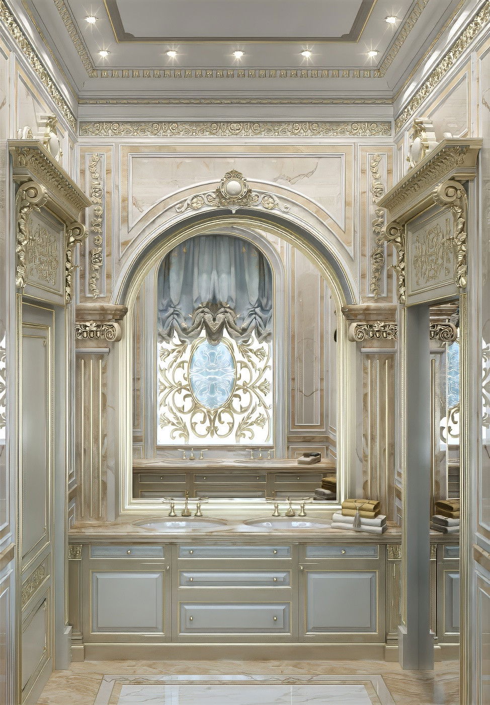 أسلوب فخم للحمام