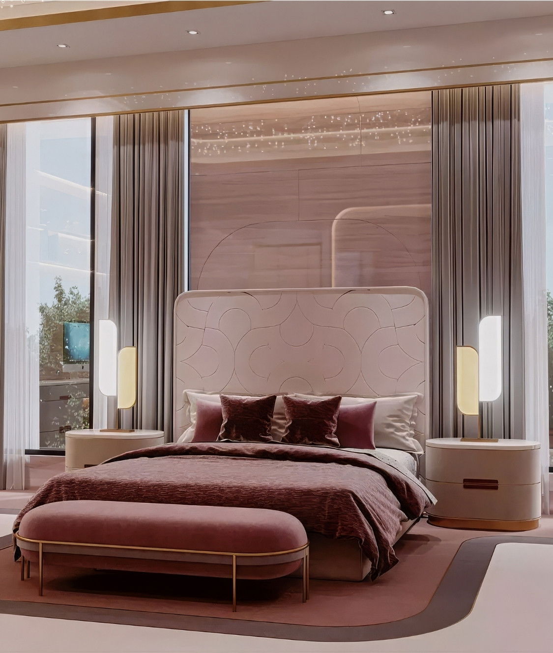 Pink Bedroom Design