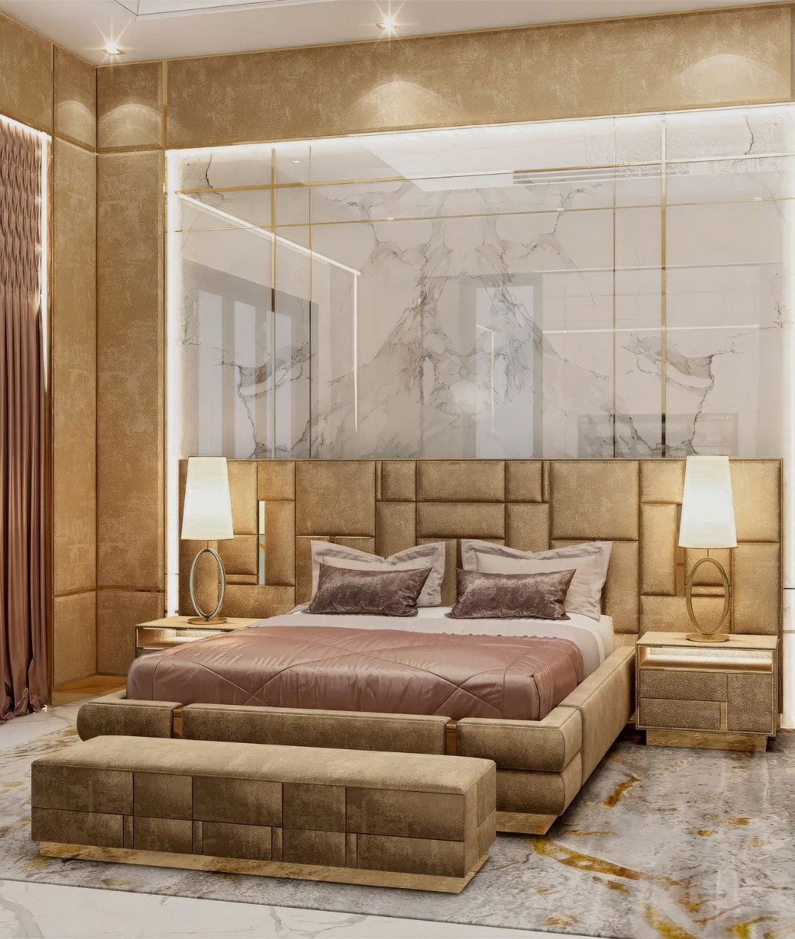 LUXURY MODERN BEDROOM DESIGN