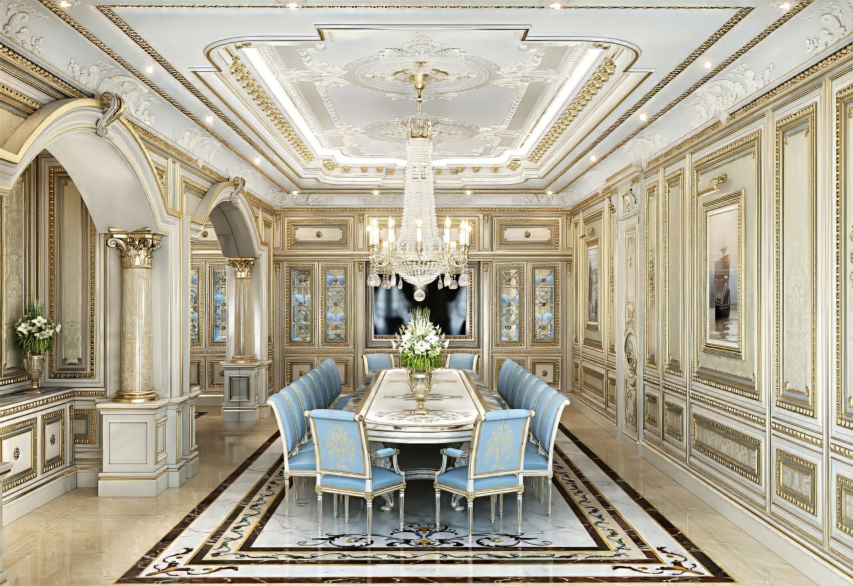New look dining room