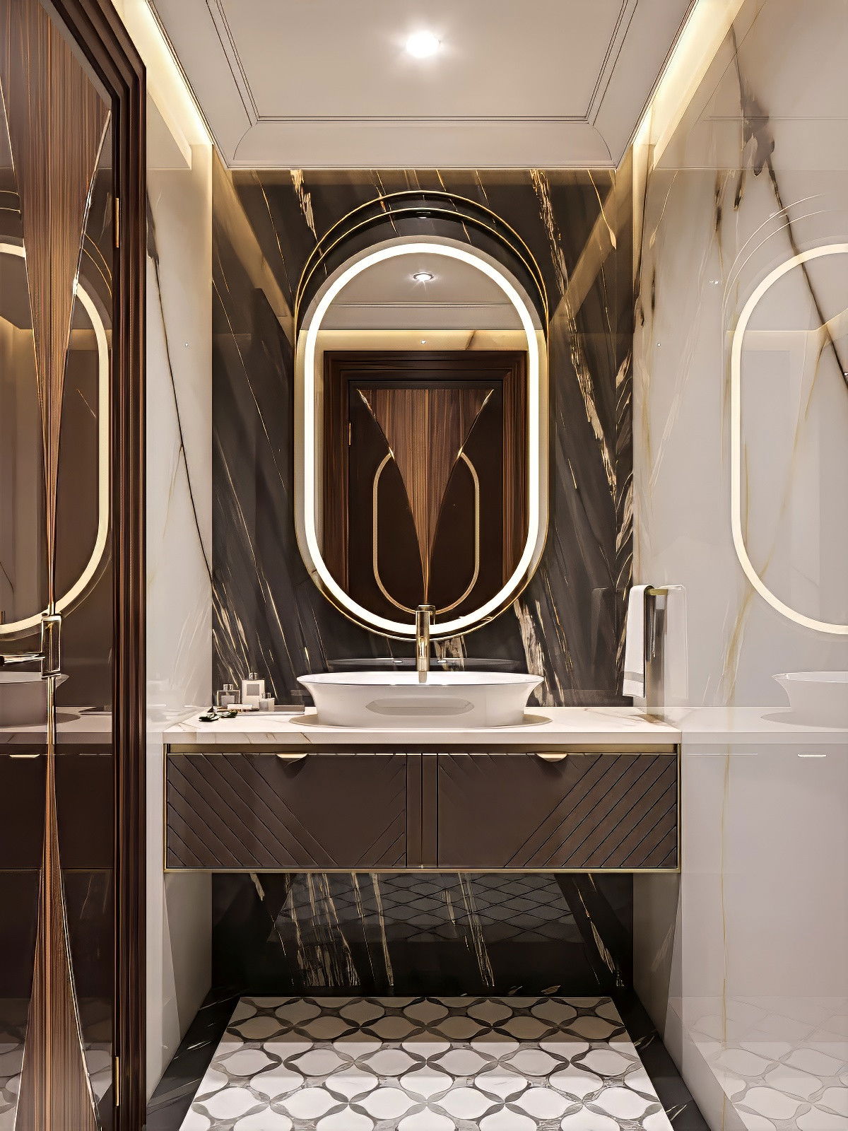 Simple Modern villa interior design Riyadh Saudi Arabia