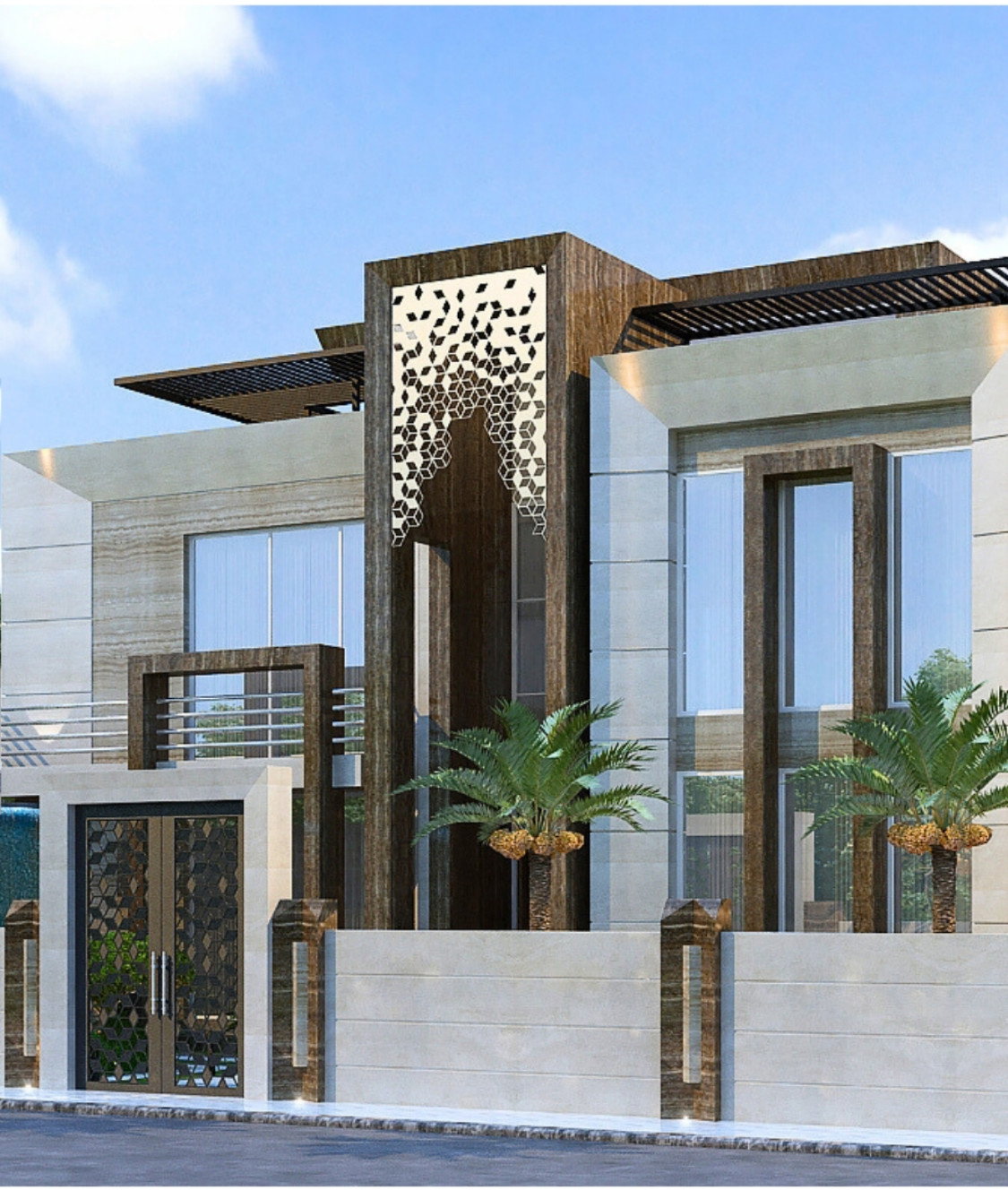 Villa Exterior Design in Meydan