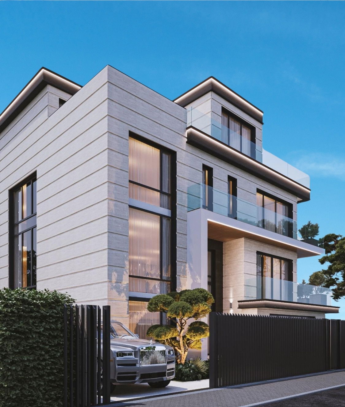 Роскошный экстерьер