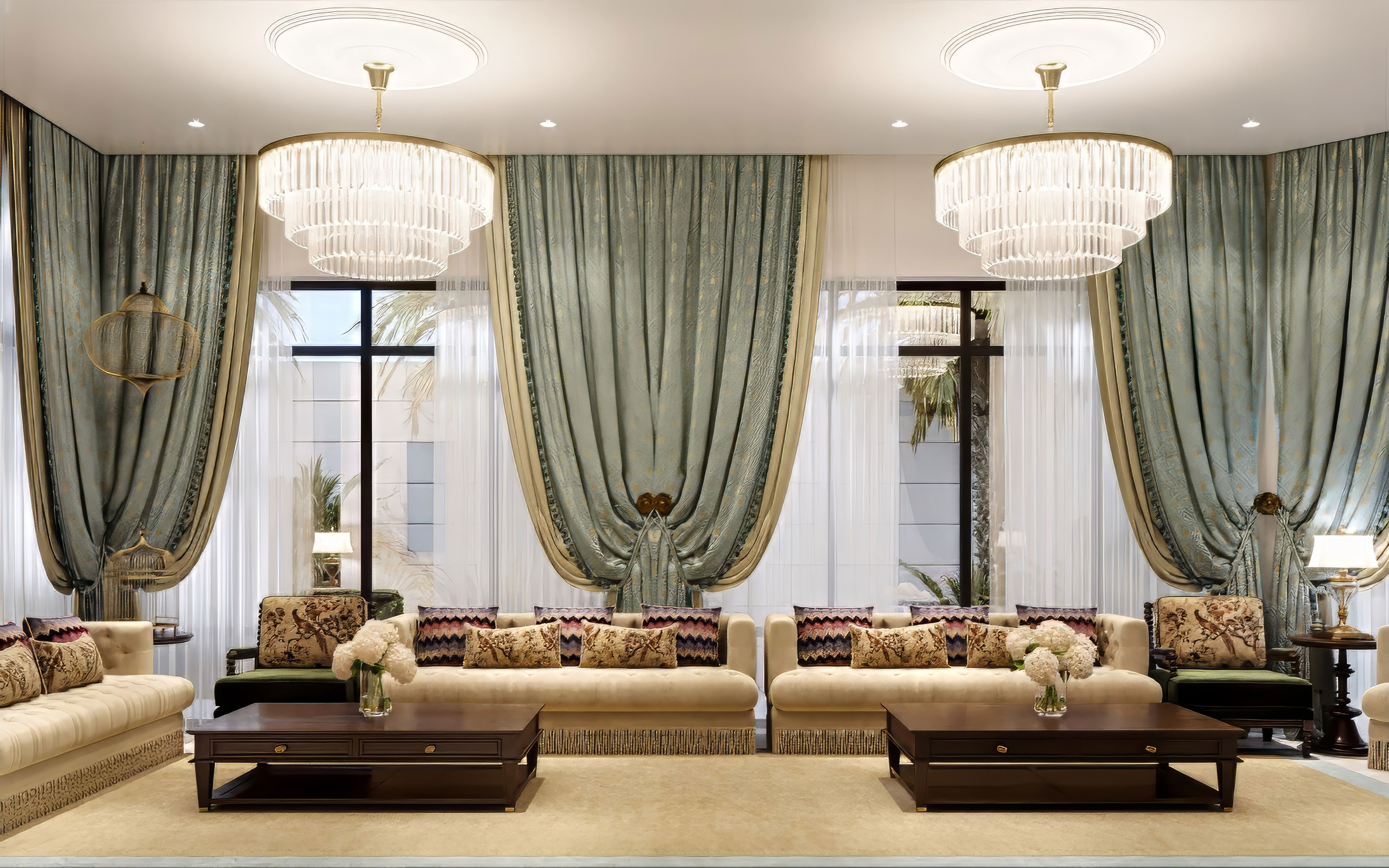 Magnificent majlis interior