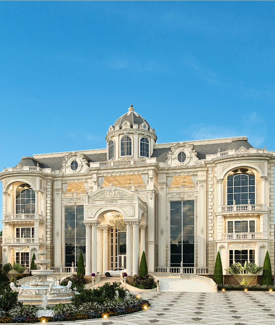 Роскошный дизайн экстерьера в Саудовской Аравии — Антонович Дизайн