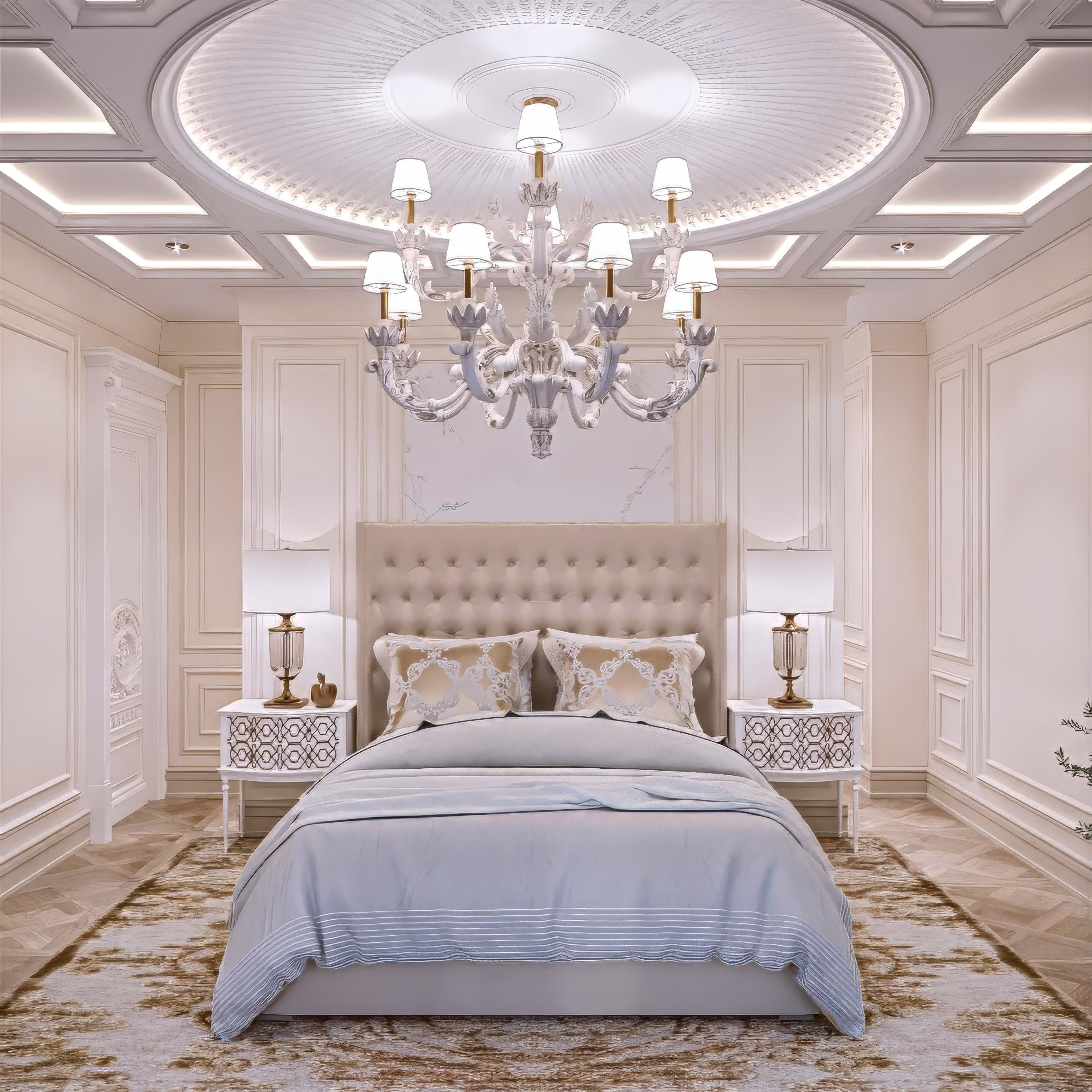 Dark Accent Bedroom Interior Design