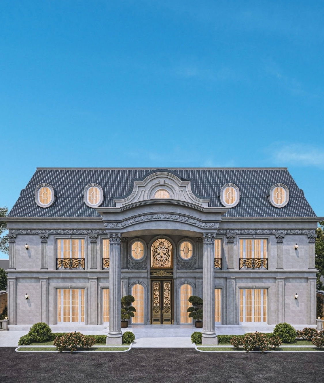 Экстерьер виллы: премиум-фасад и дизайн