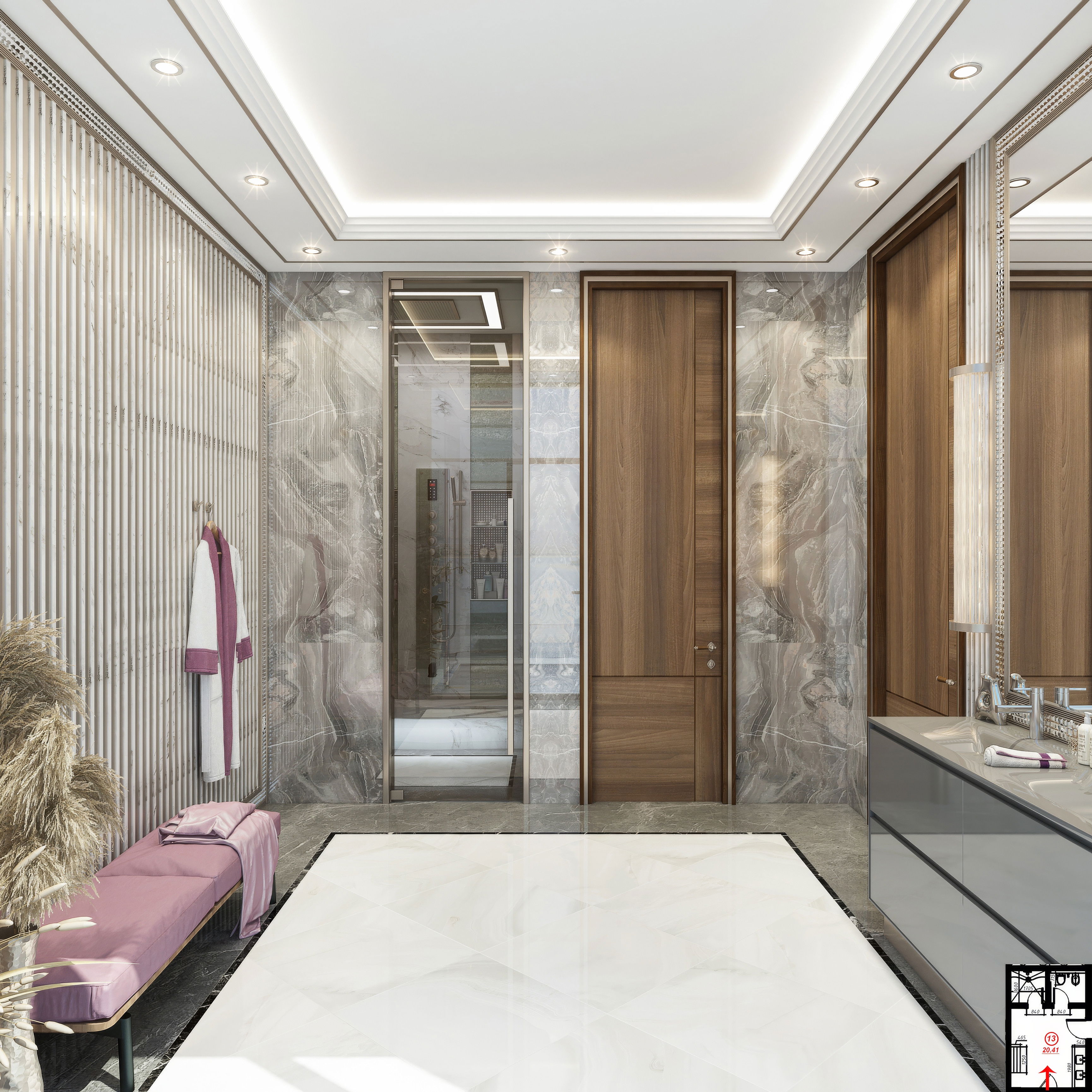 أفكار ديكور الحمامات