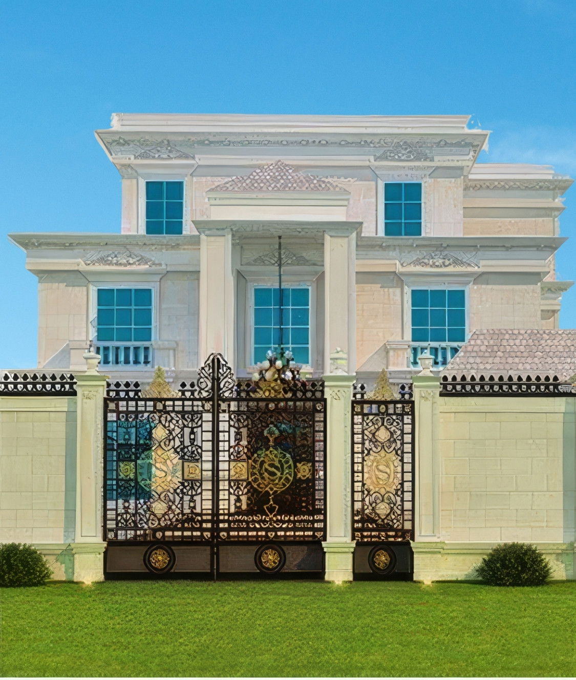 Идеи дизайна экстерьера: белый дом и премиальная отделка