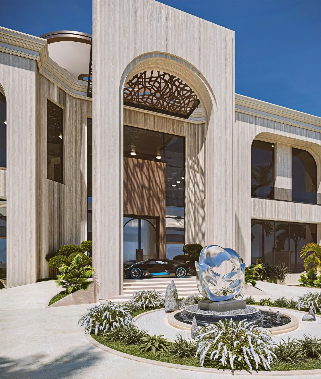 Великолепный дизайн фасадов в ОАЭ