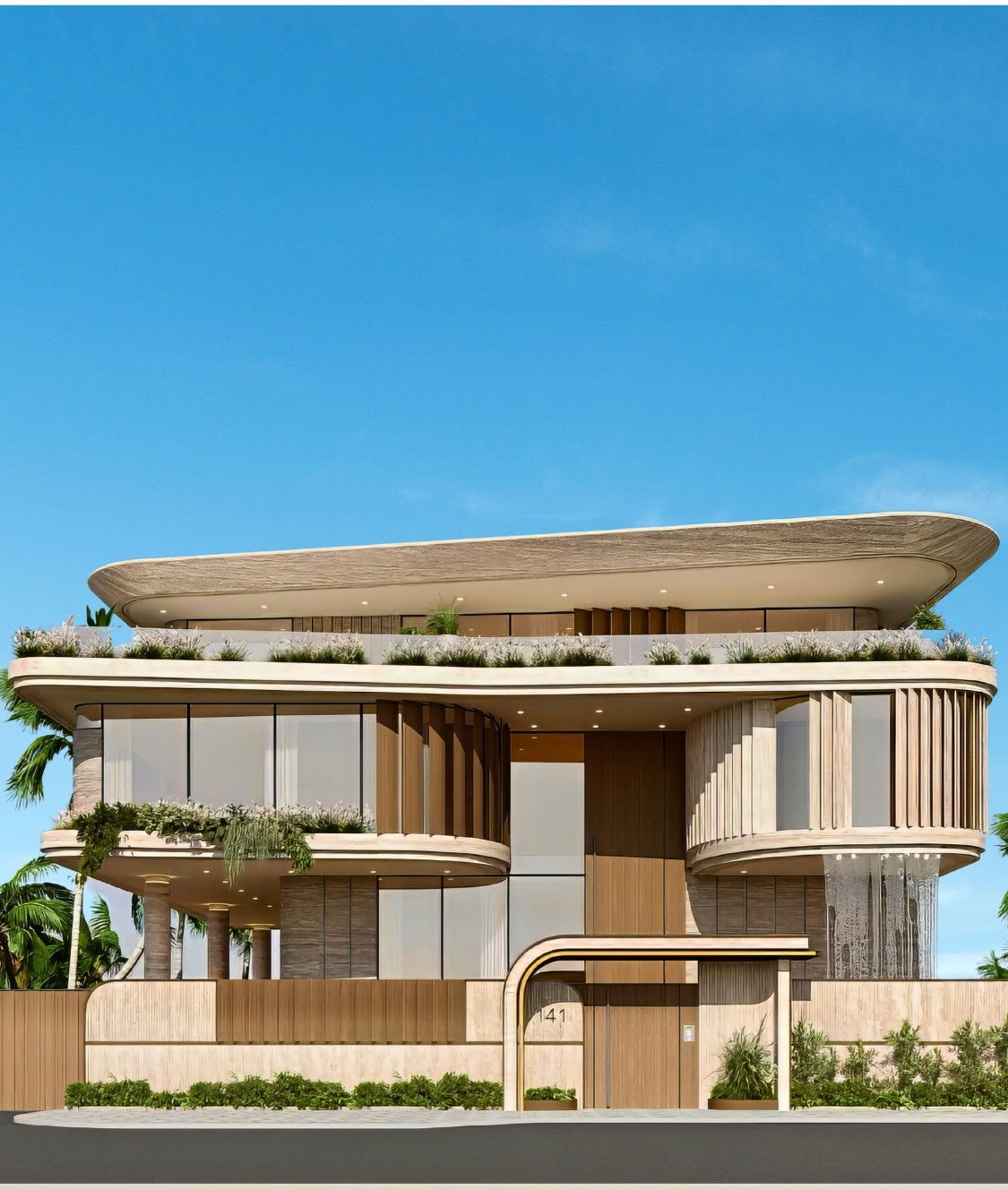 Креативный фасадный дизайн в ОАЭ — эксклюзивный проект