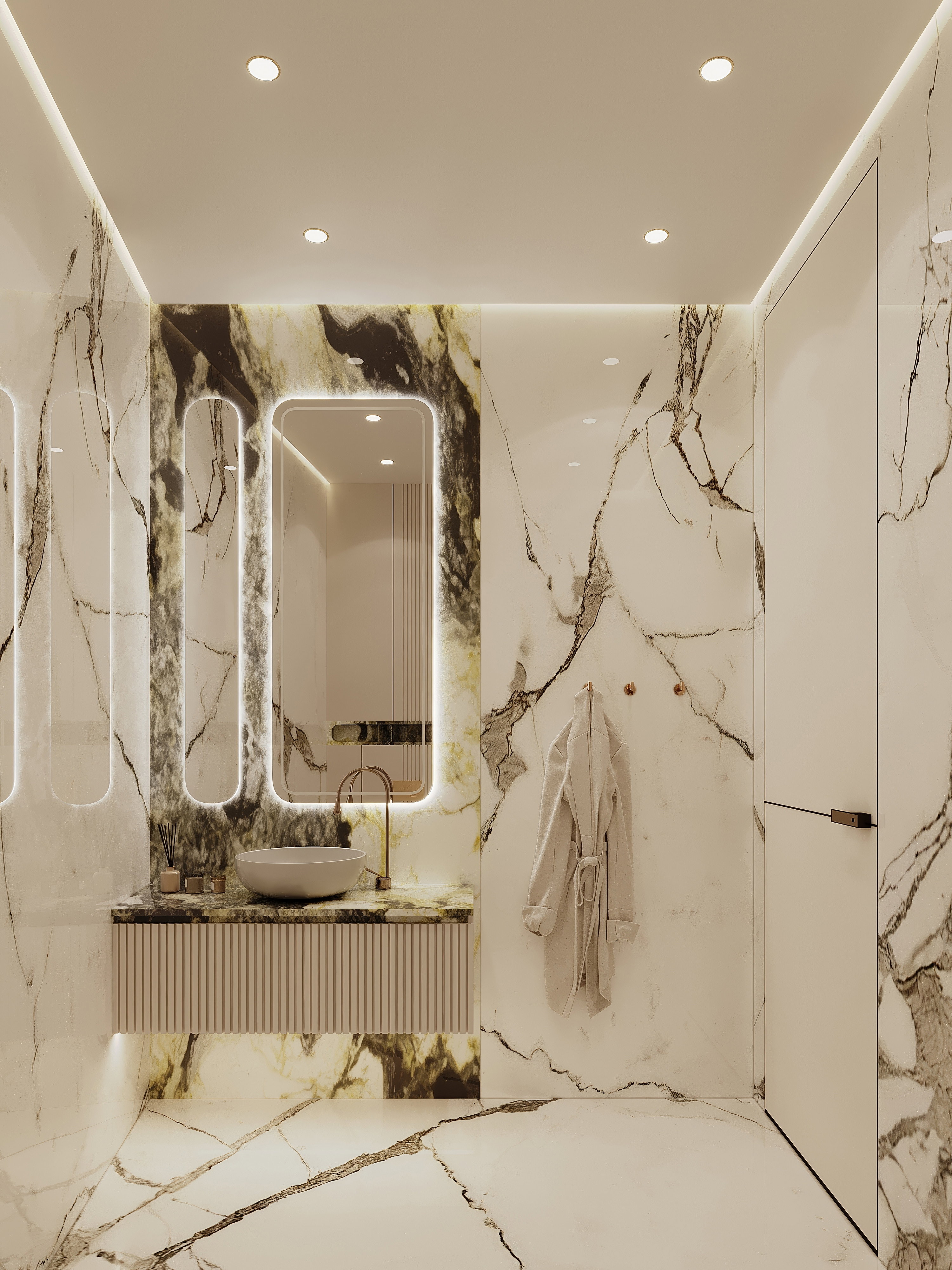 Classic Luxury Gold bathroom