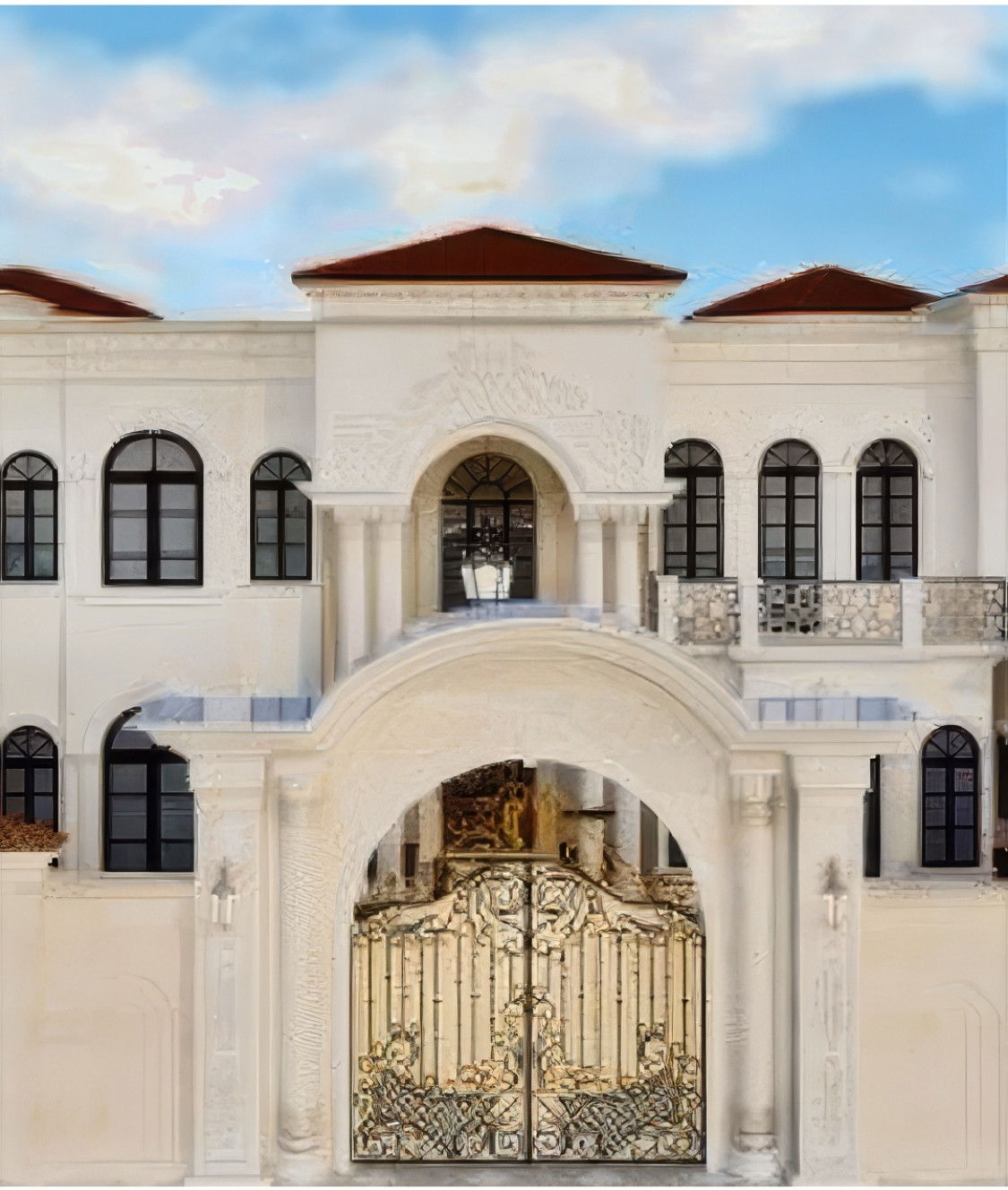 Роскошный дизайн экстерьера