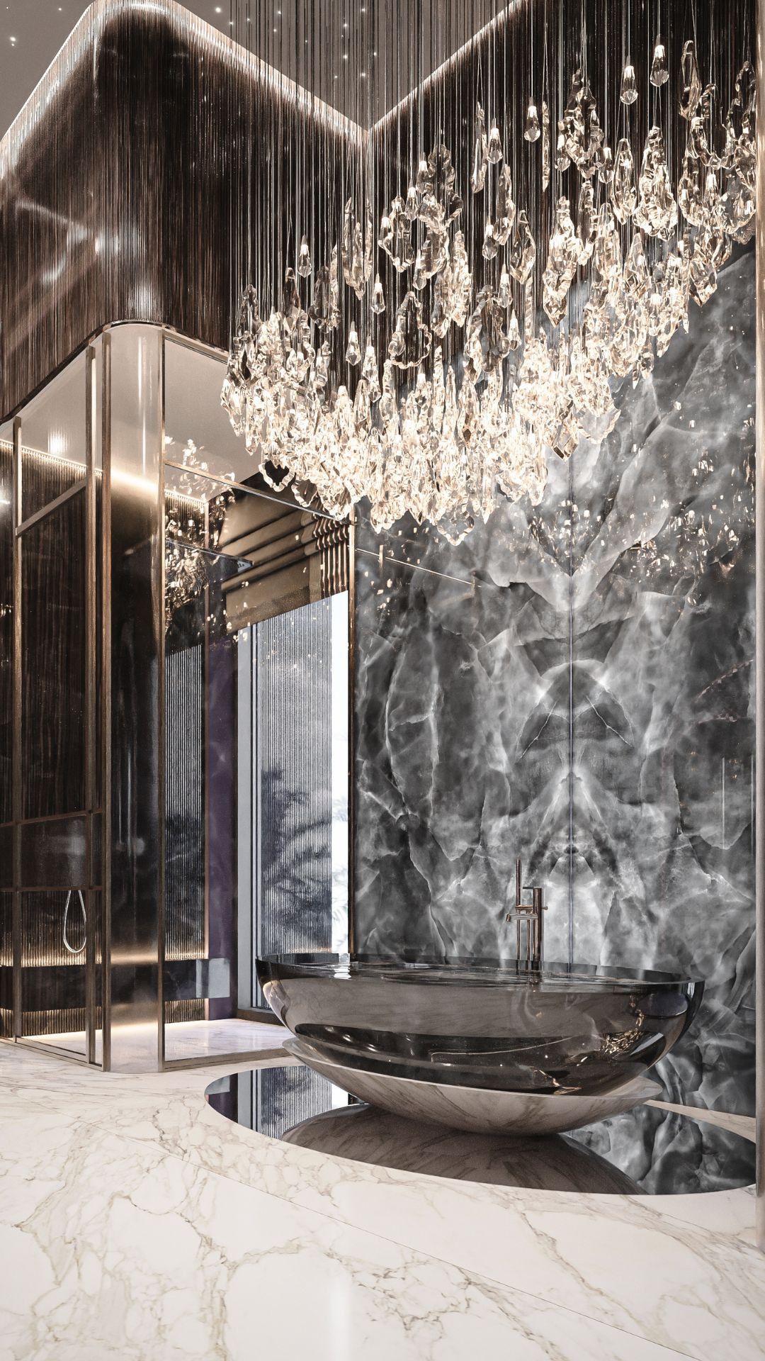 Bespoke Bathroom Design in Dubai by Luxury Antonovich Design