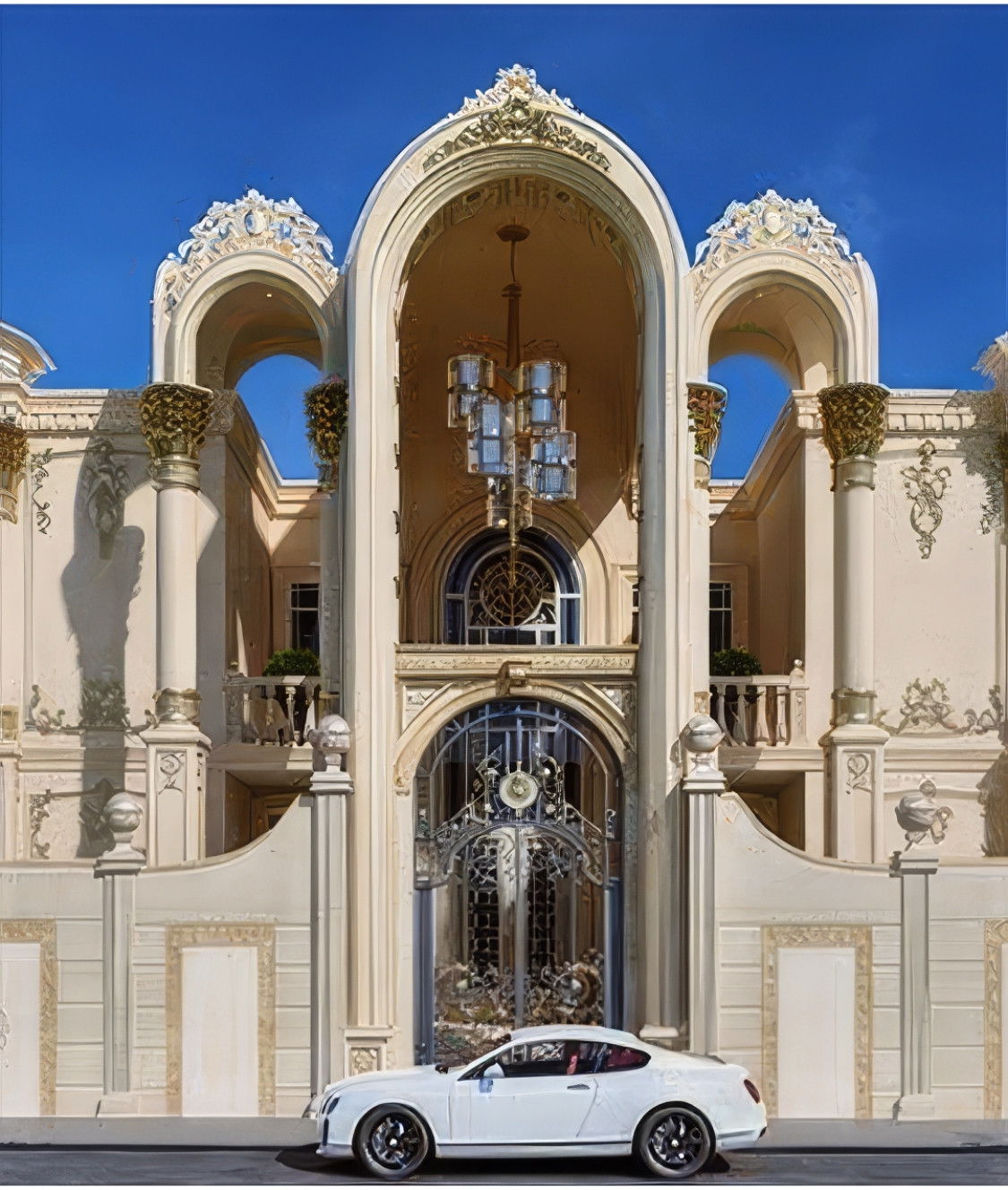 Экстерьер виллы в классическом стиле — Абуджа