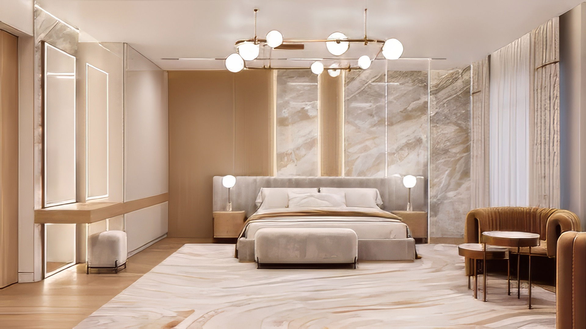 Guest Bedroom Design For Villa In Abu Dhabi