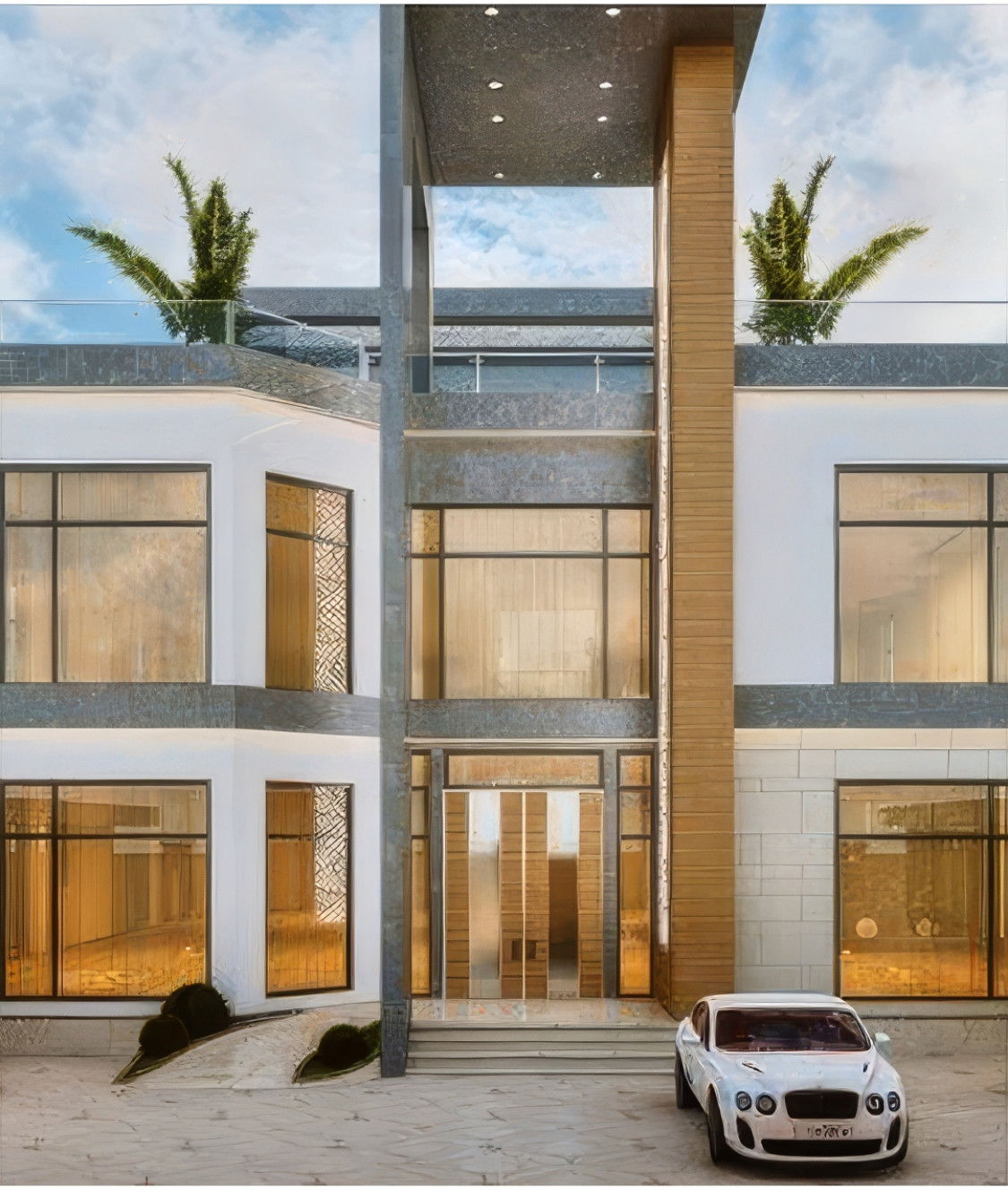 Современный экстерьер в ОАЭ: премиум дизайн и реализация