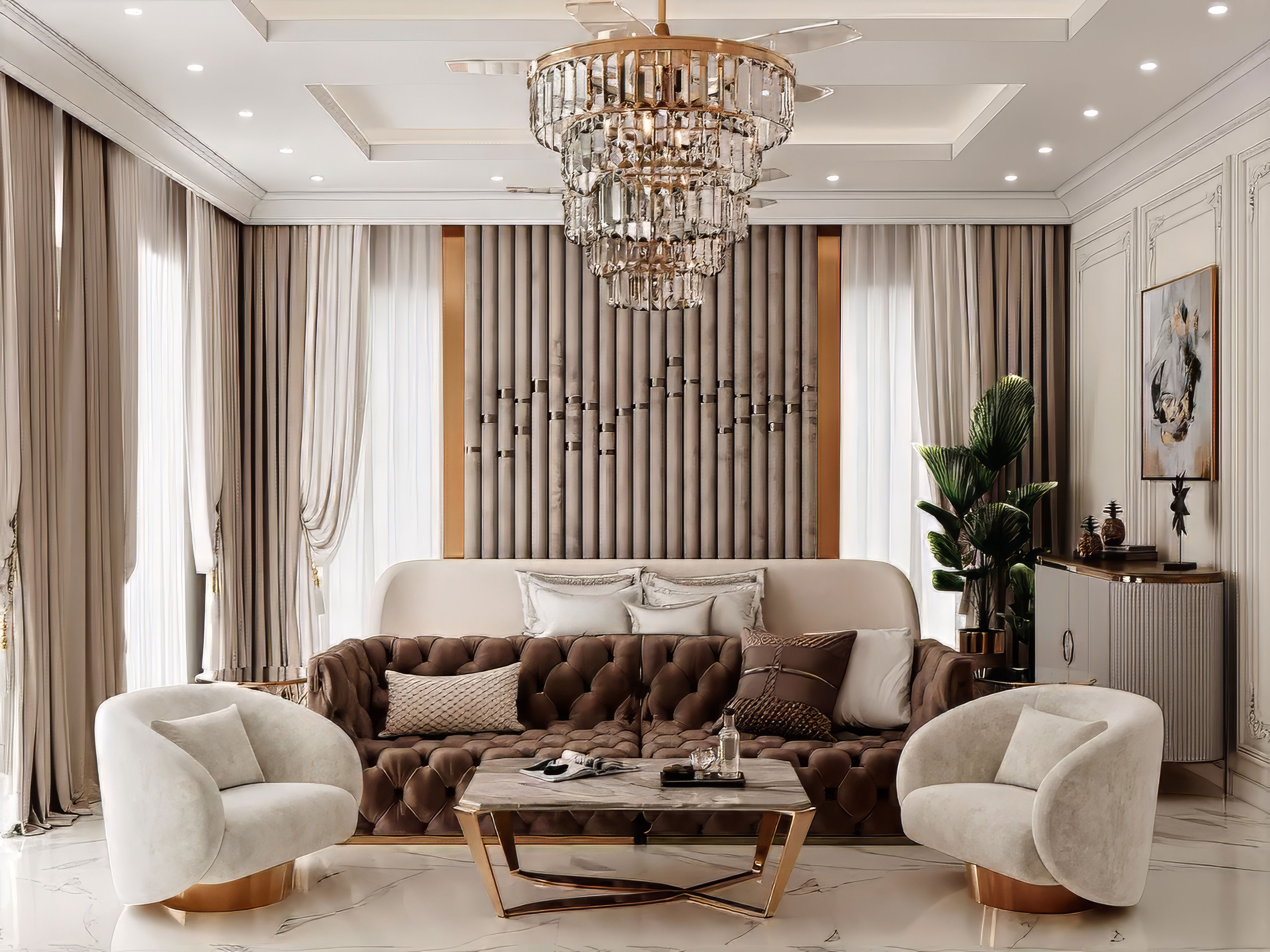 Chic Bedroom Design in Luxury Style