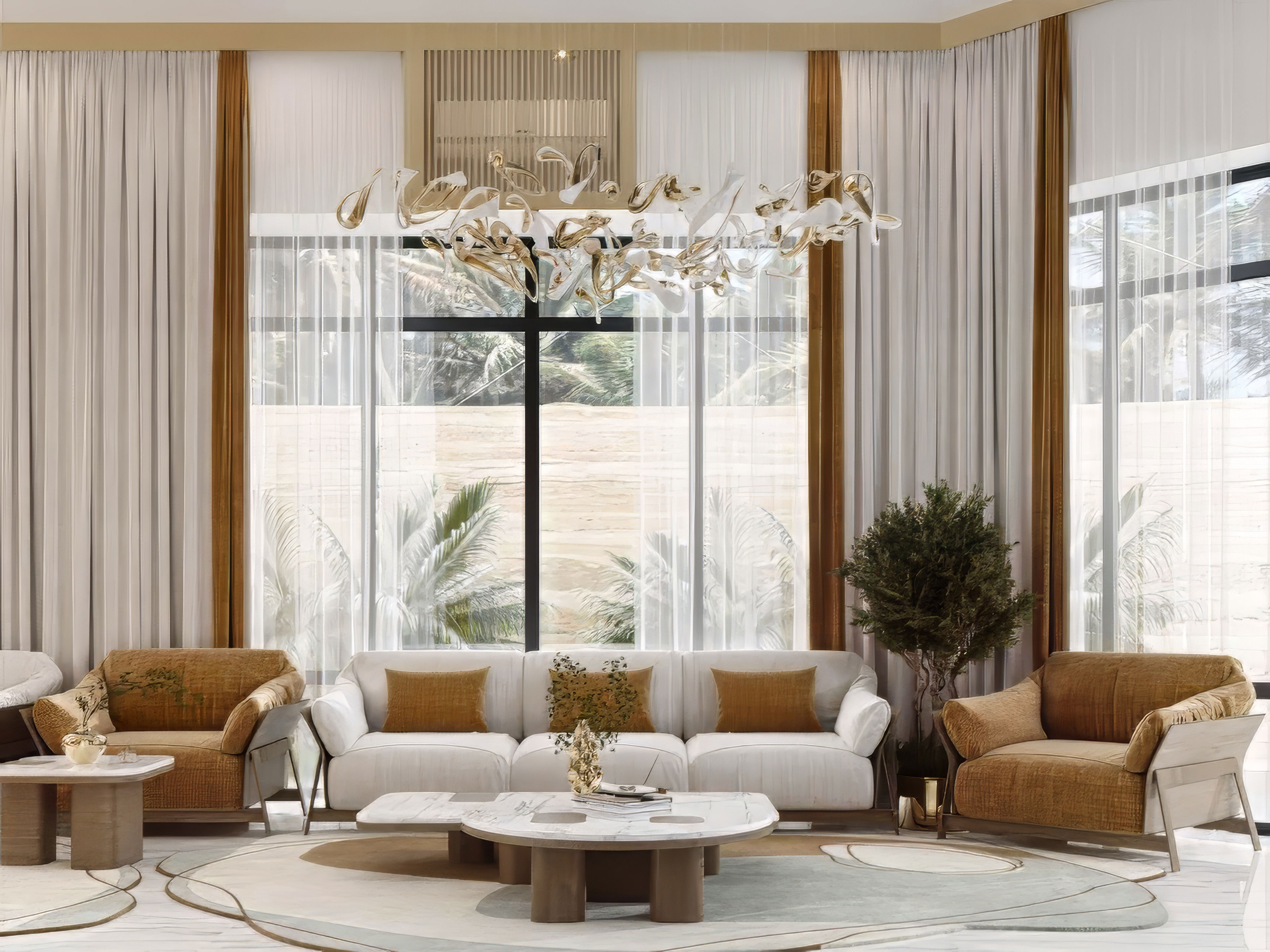 Семейная гостиная в изысканном интерьере