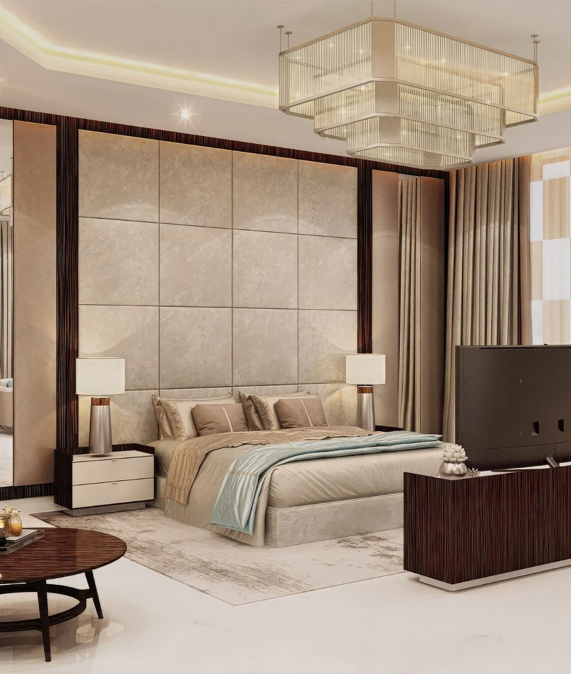 Luxurious Bedroom Design in Dubai