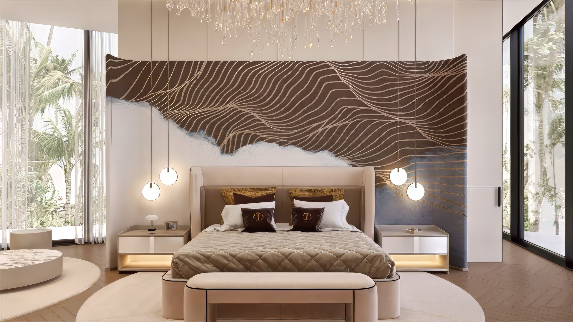 Дизайн современной спальни: симфония элегантности и мастерства