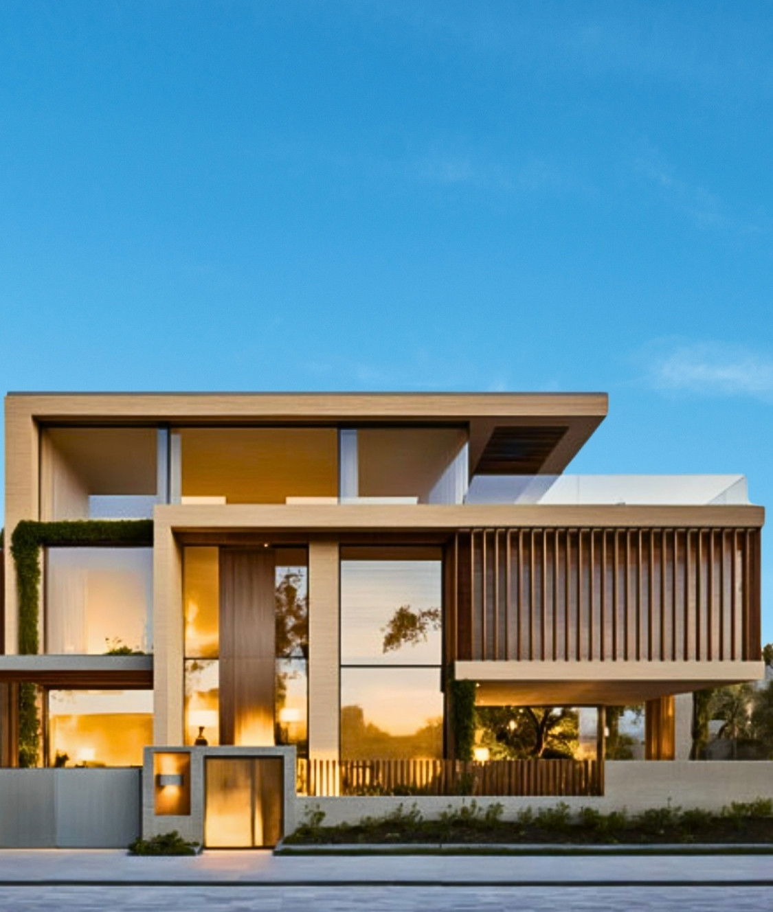 Современный дизайн экстерьера виллы