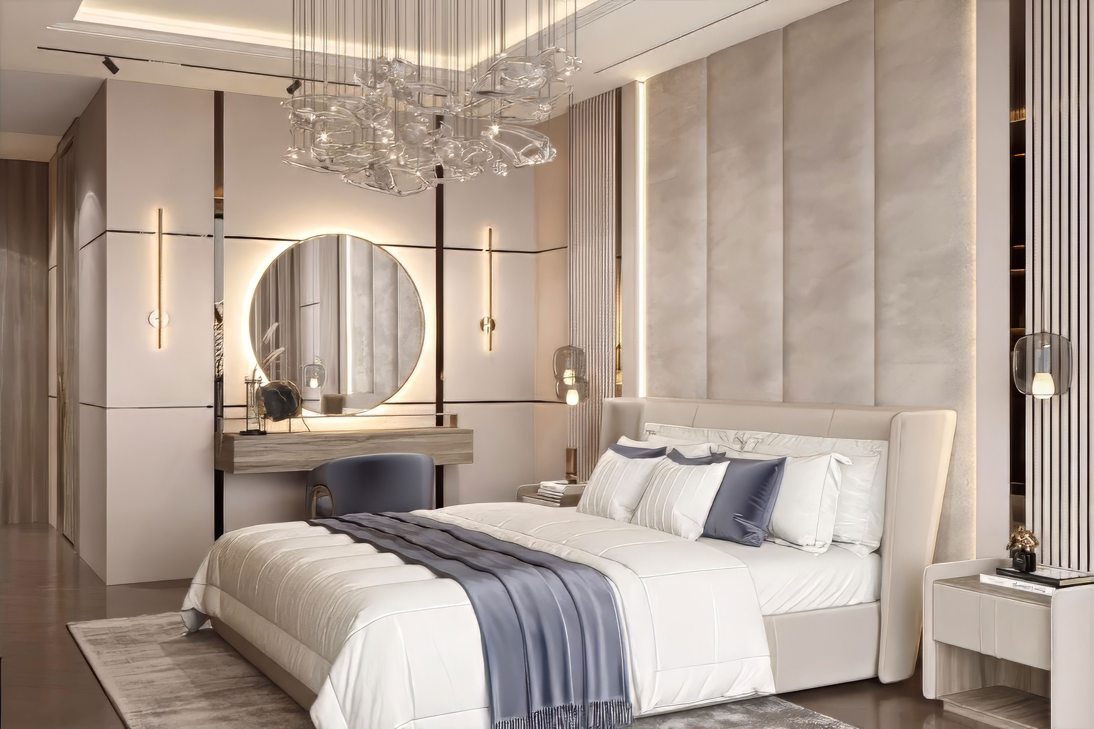 Master bedroom interior decor