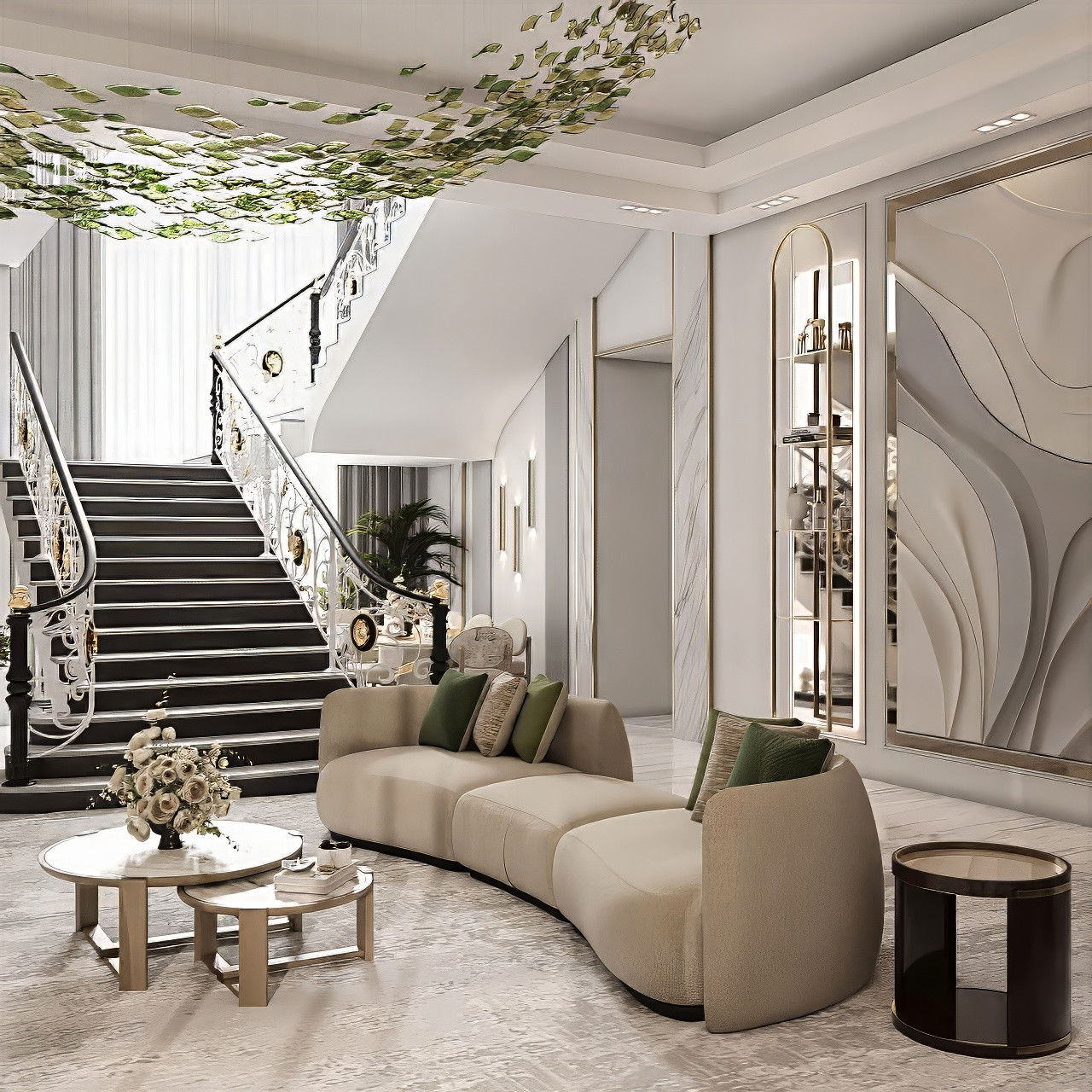 Дизайн дома в ОАЭ — роскошный интерьер виллы