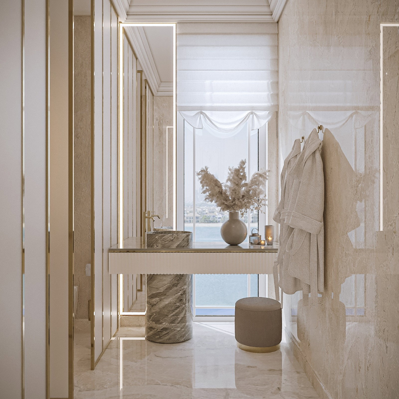 Unusual  bathroom design
