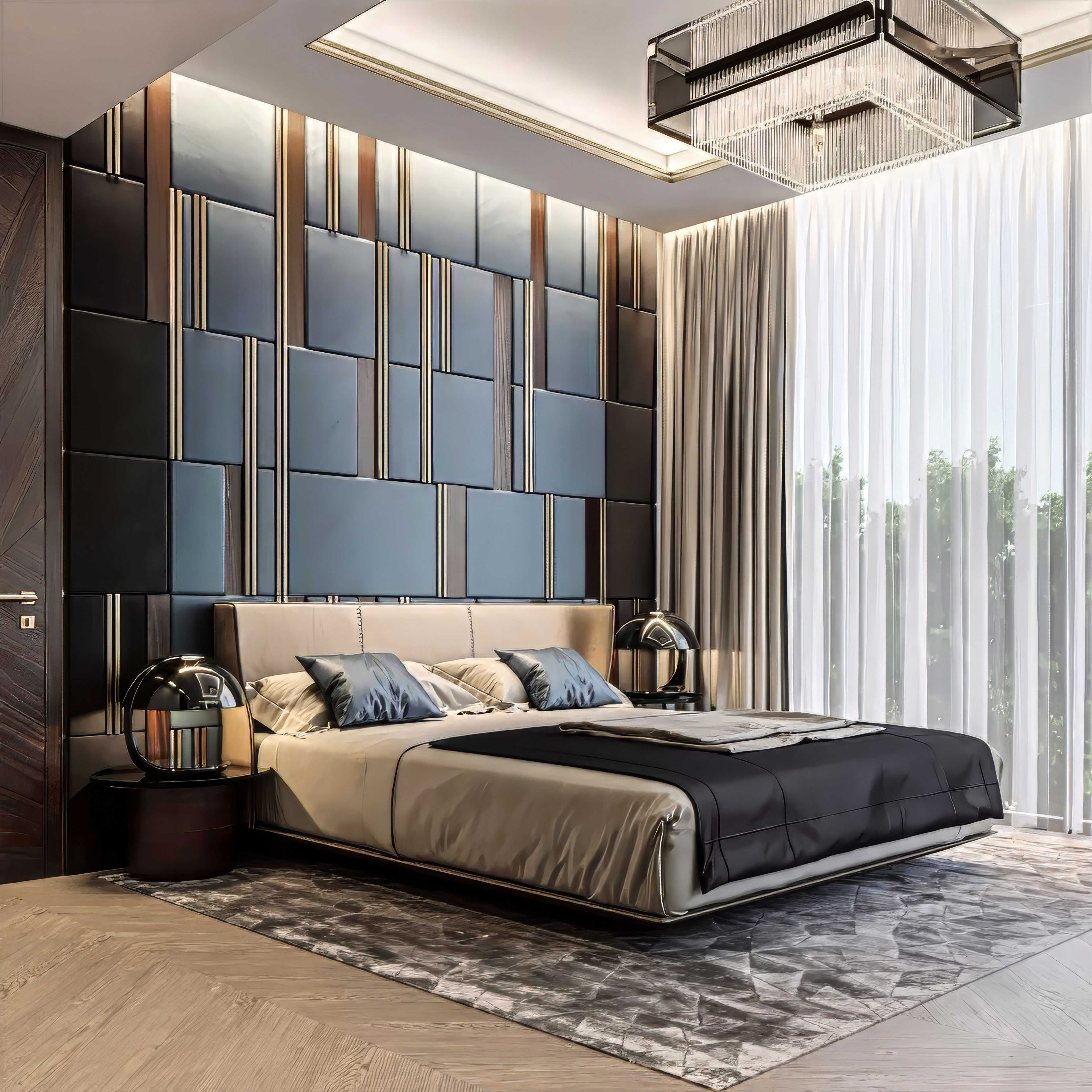 Luxury bedrooms interior