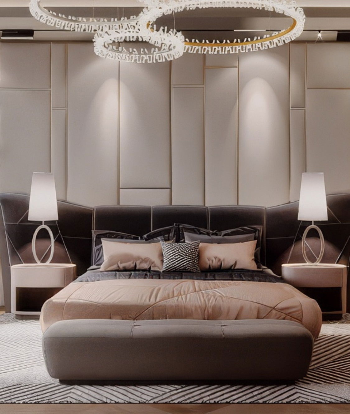 CLASSY BEDROOM DESIGNS IN MODERN STYLE