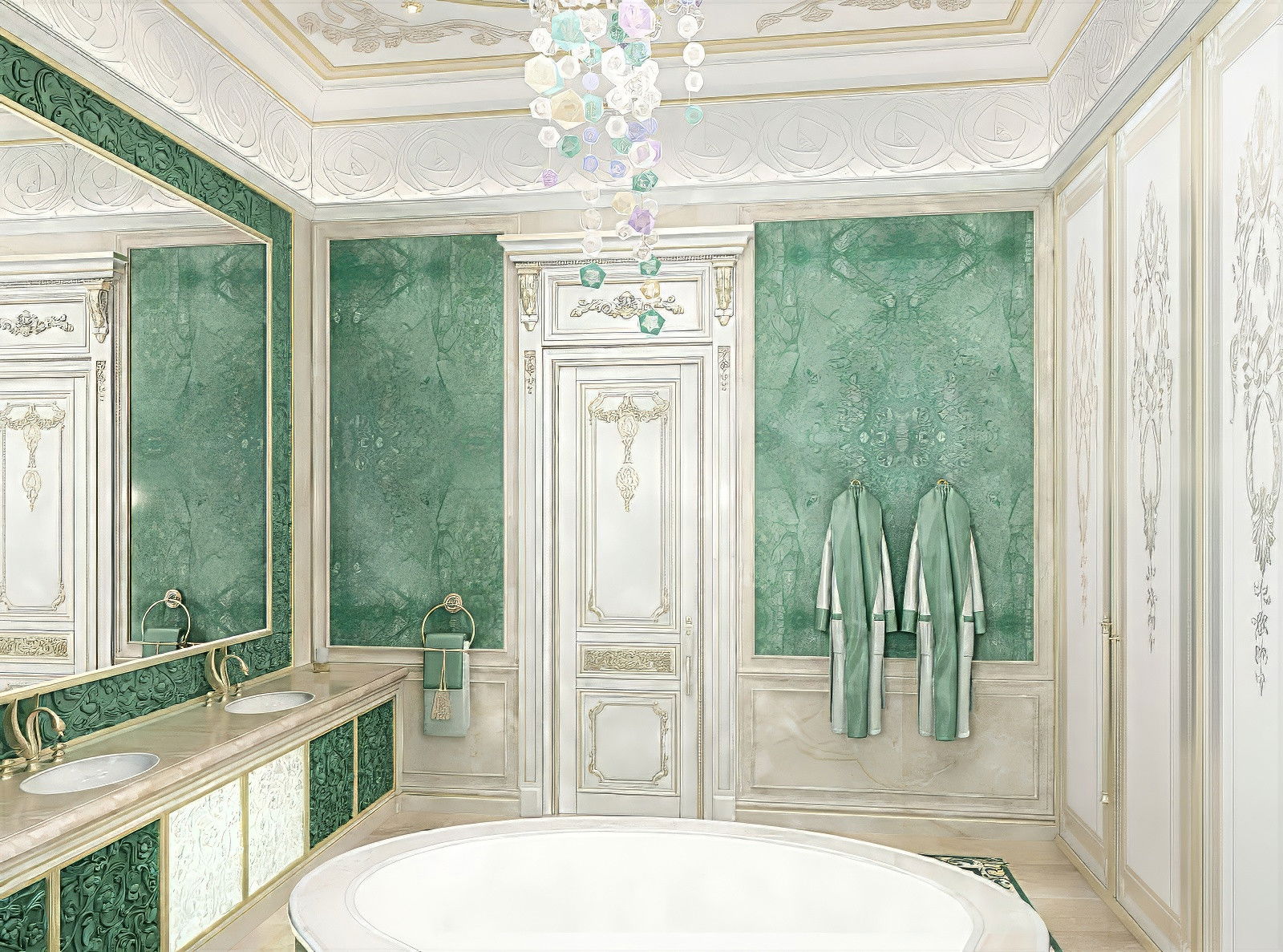 افكار تصميم داخلي للحمام