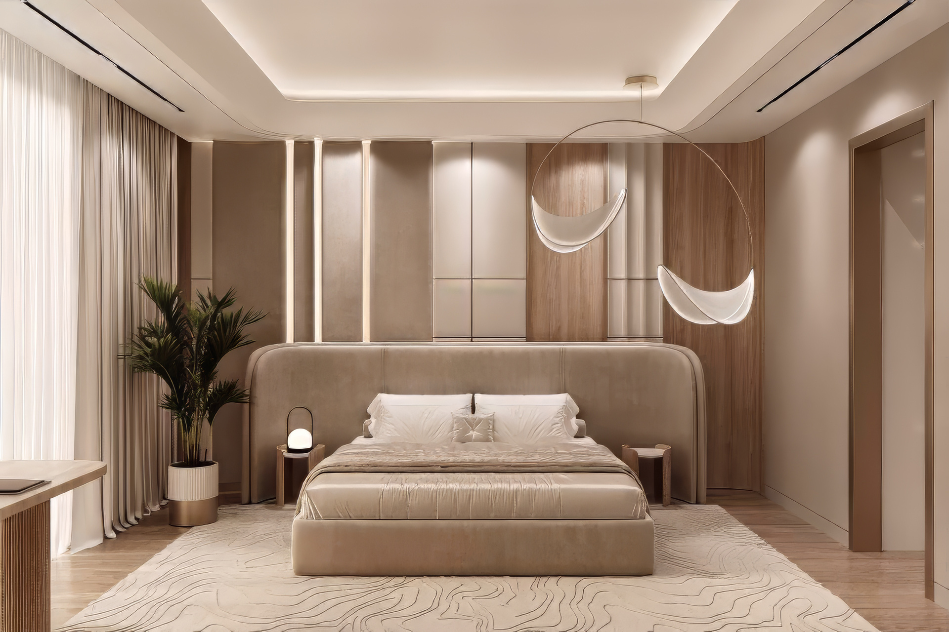 Splendid bedroom interior decor