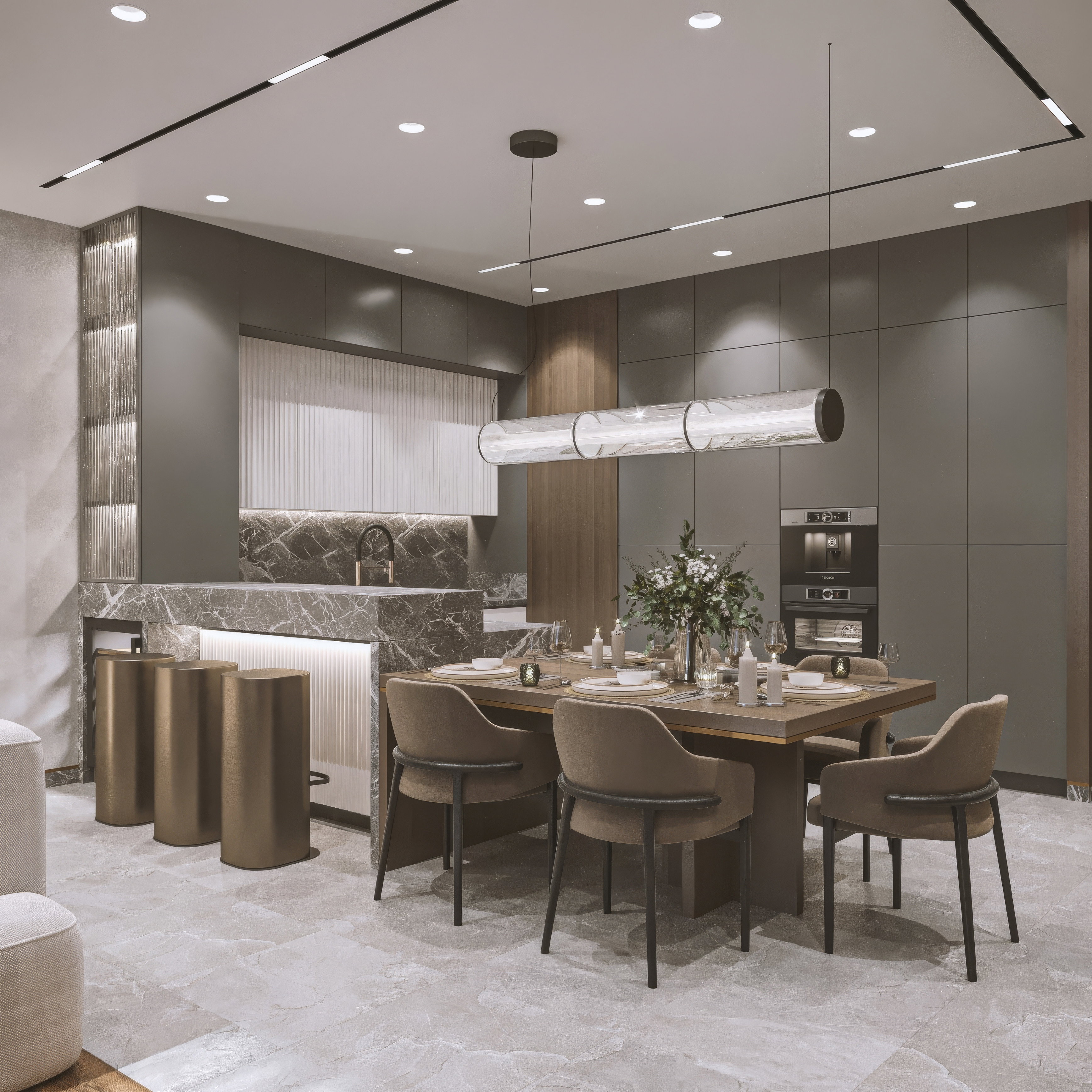 Color ideas in kitchen design