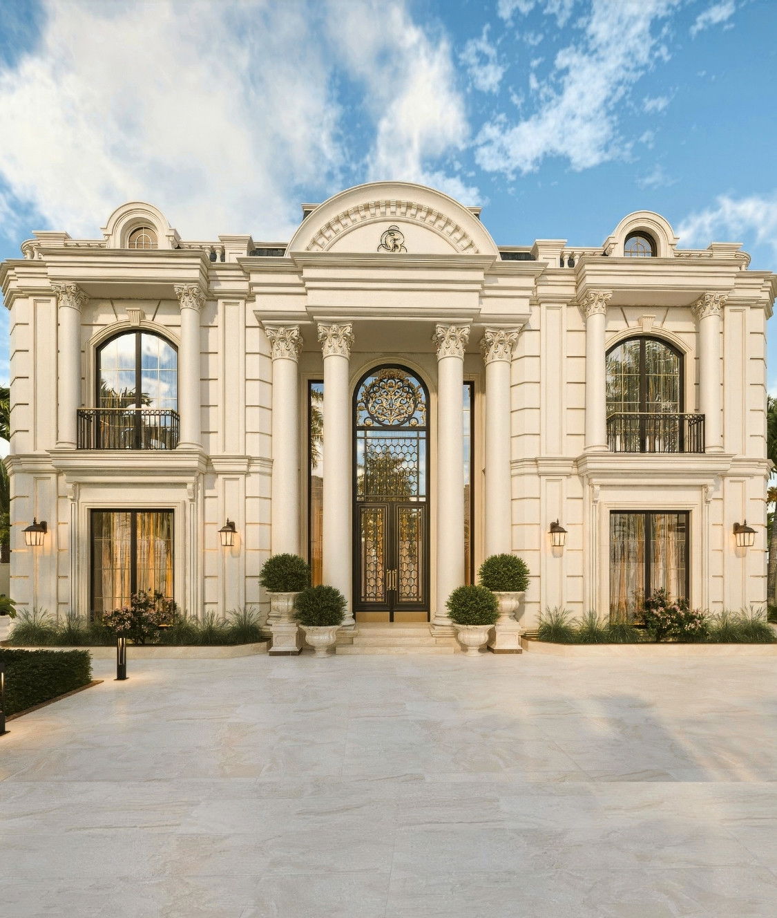 Роскошный дизайн экстерьера